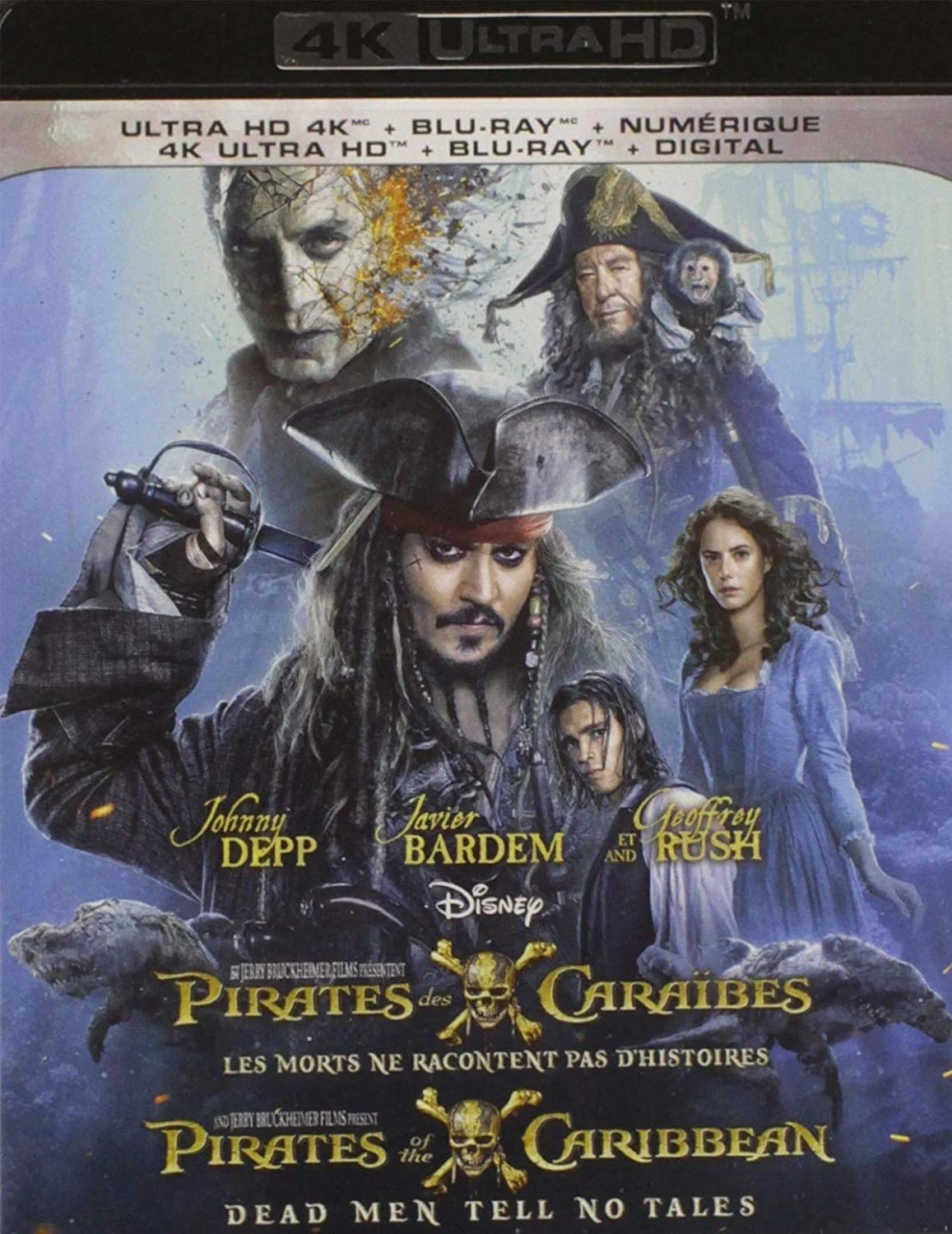 Pirates of the Caribbean: Dead Men Tell No Tales (4K-UHD) (Bilingual)