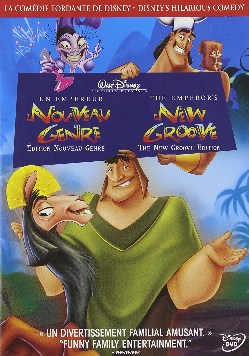 Emperor’s New Groove: The New Groove Edition (DVD) – Bilingual on MovieShack