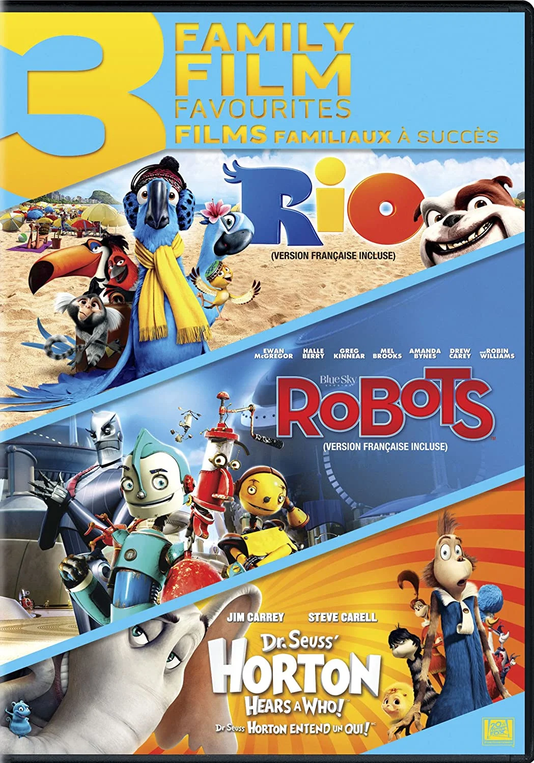 Rio / Robots / Horton Hears A Who (DVD) on MovieShack