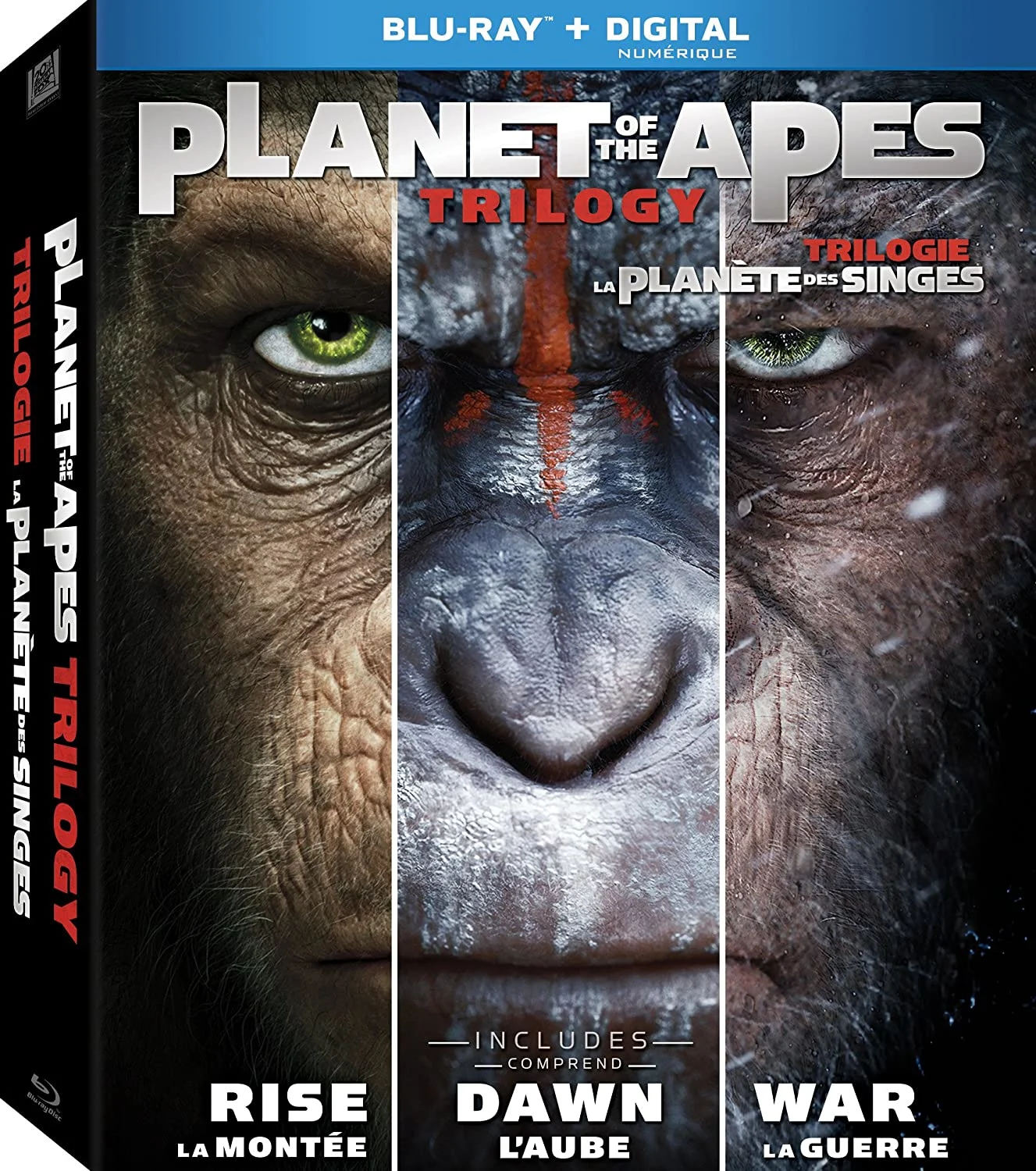 Planet of the Apes: Trilogy Box Set (Blu-ray) on MovieShack