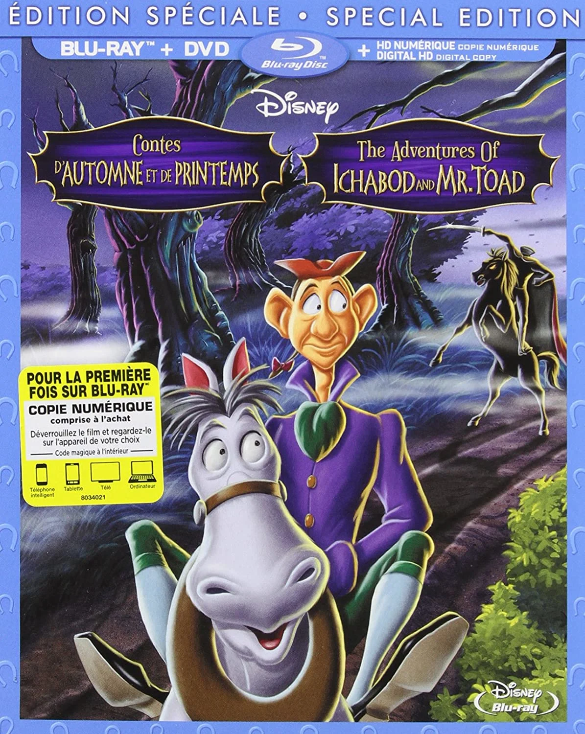 Adventures Of Ichabod And Mr. Toad Special Edition (Blu-ray) on MovieShack
