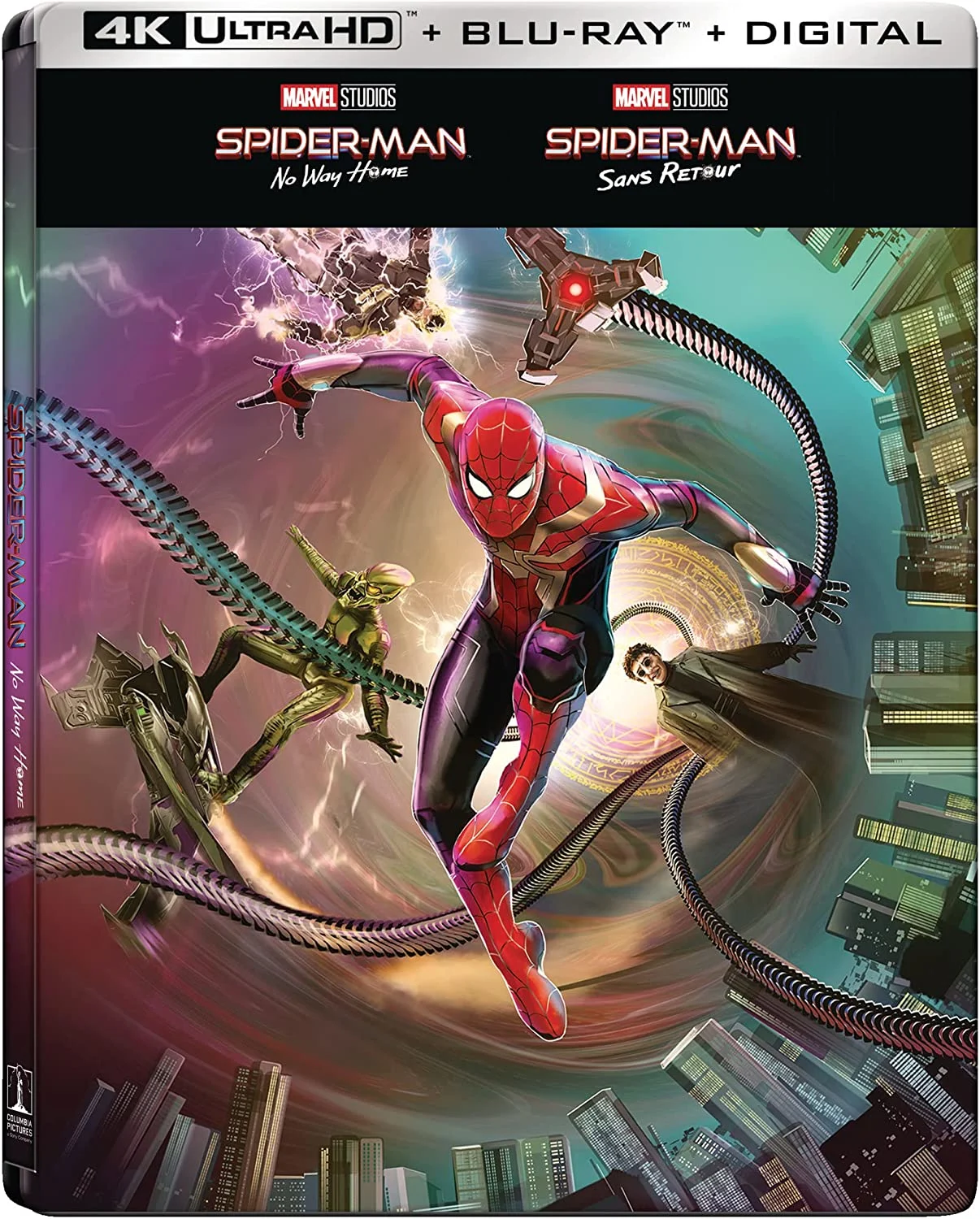 Spider-Man: No Way Home – Steelbook (4K-UHD) on MovieShack