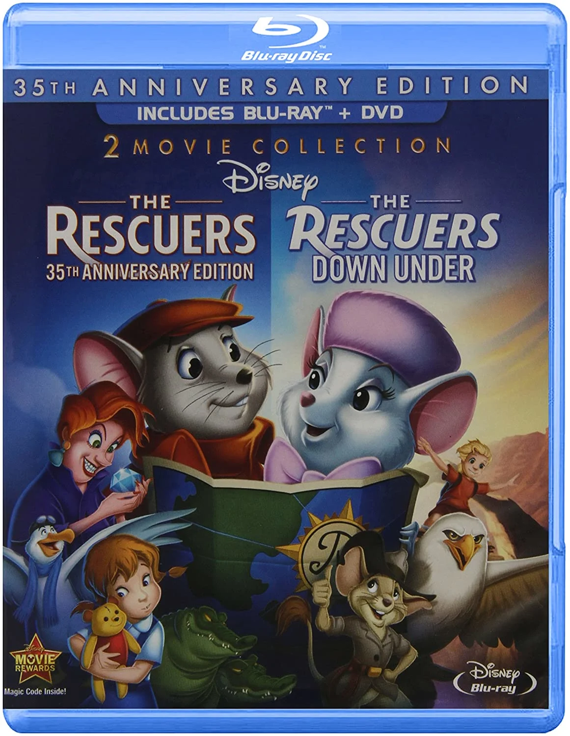 Rescuers, The 35th Anniversary Edition 2-Movie Collection (Blu-ray) on MovieShack