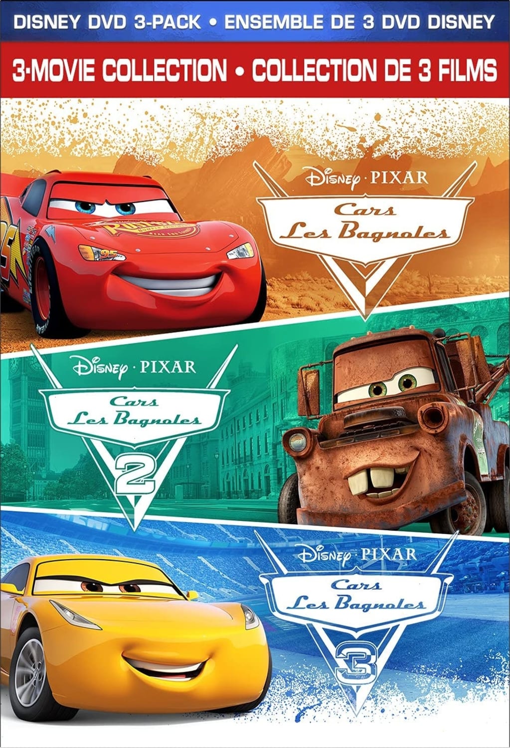 Cars 3 Movie Collection (DVD) on MovieShack