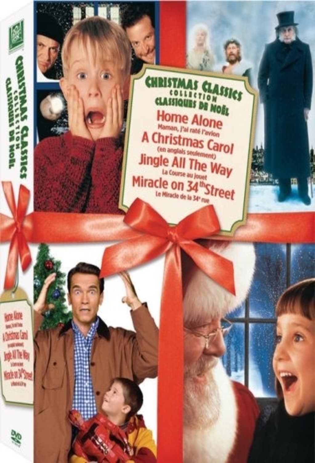 Christmas Classics Collection (Home Alone/A Christmas Carol/Jingle All The Way/Miracle on 34th Street) (DVD)