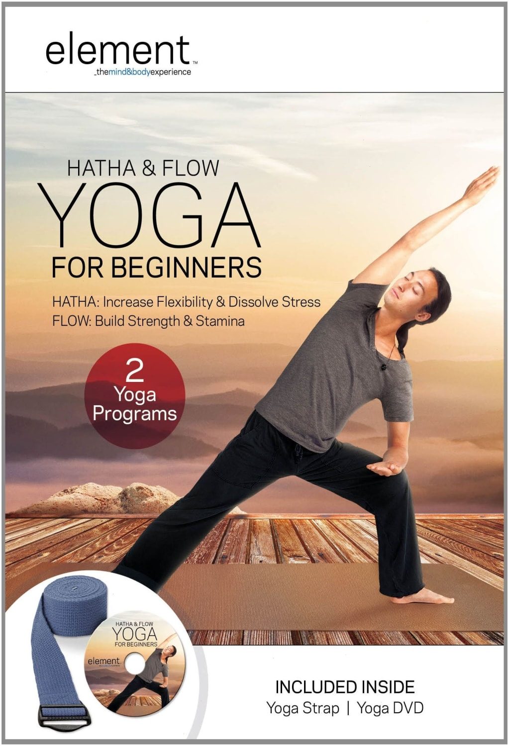 Element: Hatha & Flow Yoga Kit (DVD / Yoga Strap) on MovieShack