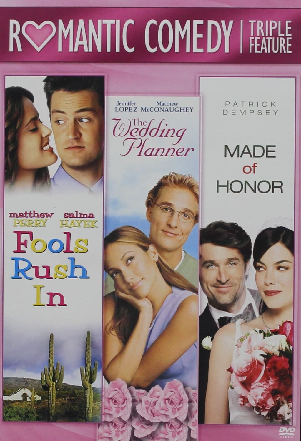 Fools Rush in / Made of Honor / The Wedding Planner (DVD) on MovieShack