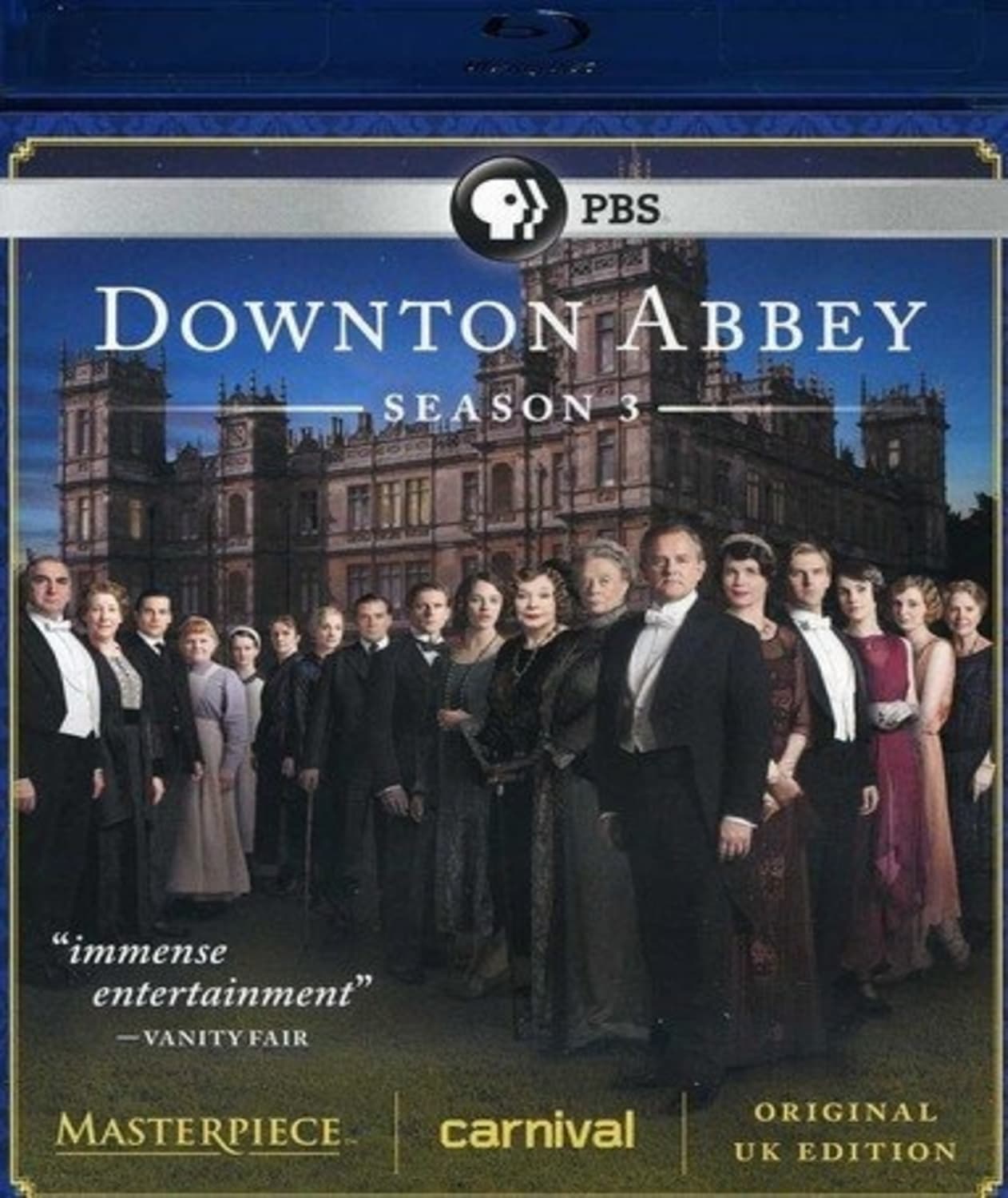 Downton Abbey Season 3 (U.K. Edition) (Blu-ray) on MovieShack