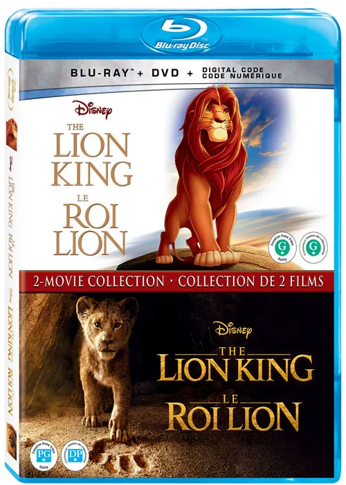 Lion King: 2 Movie Coll. (Blu-ray/DVD Combo) on MovieShack