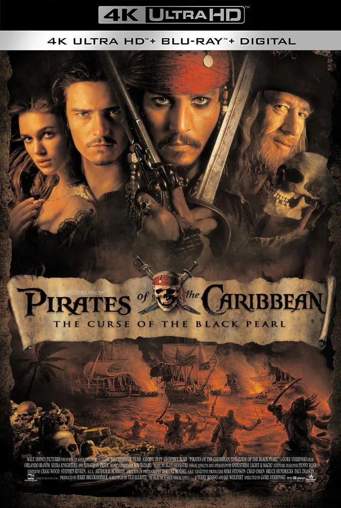 Pirates of the Caribbean: The Curse of the Black Pearl (4K-UHD) on MovieShack