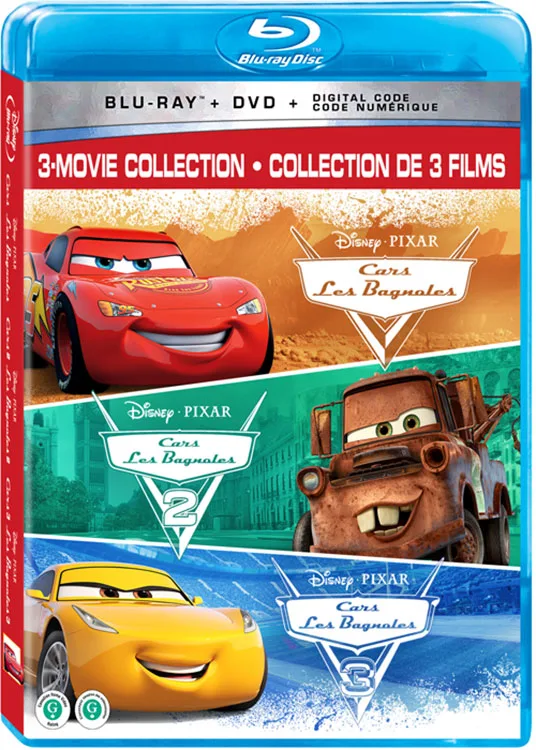 Cars: 3 Movie Coll. (Blu-ray/DVD Combo) on MovieShack