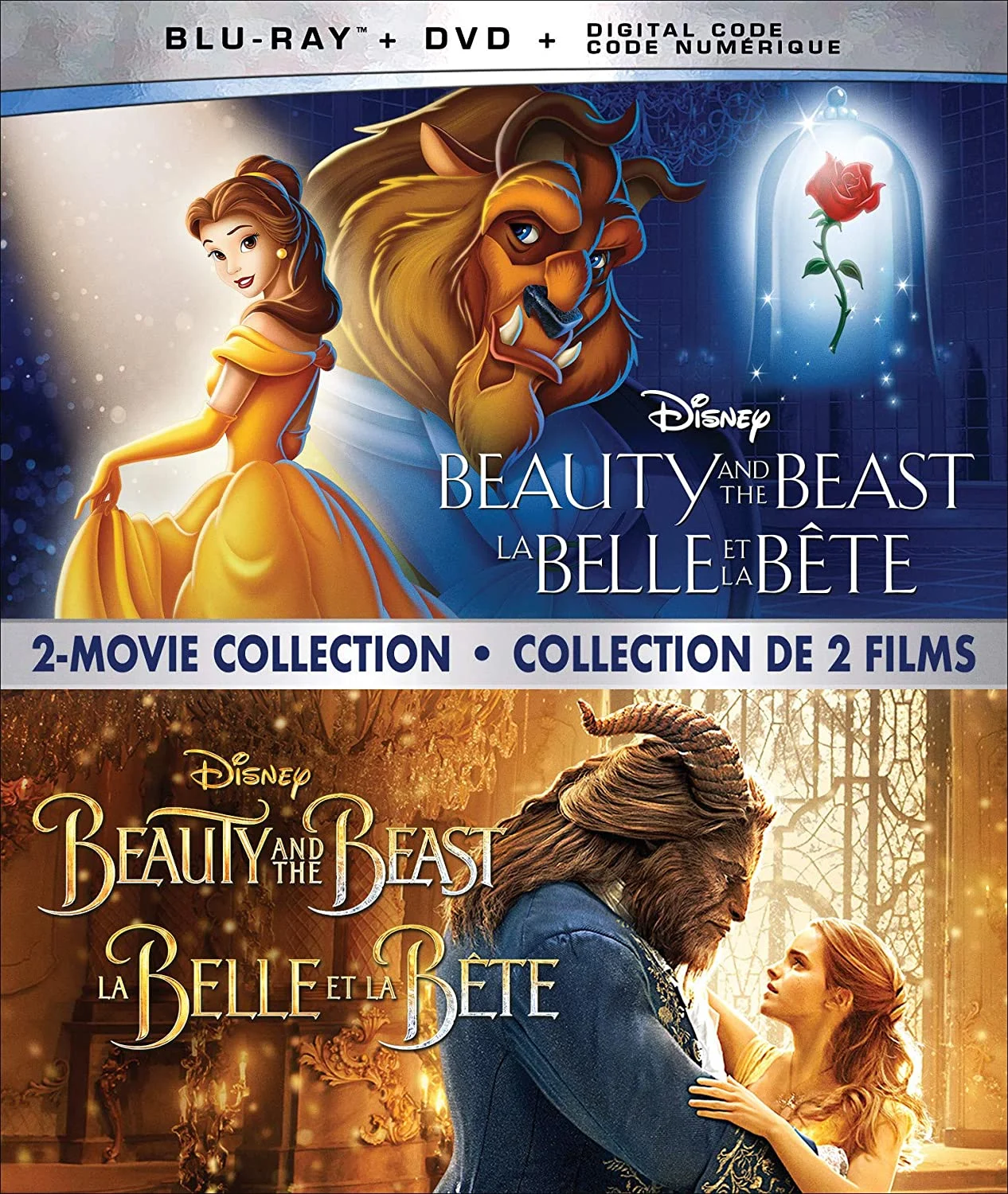 Beauty and the Beast – 2 Movie Collection (Animated/Live Action) (Blu-ray/DVD Combo) on MovieShack