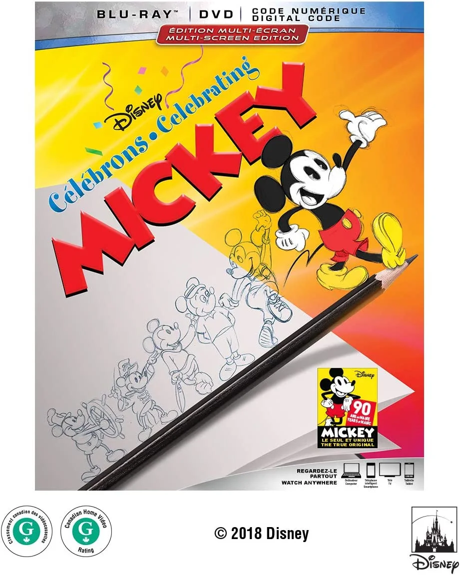 Celebrating Mickey (Blu-ray/DVD Combo) on MovieShack
