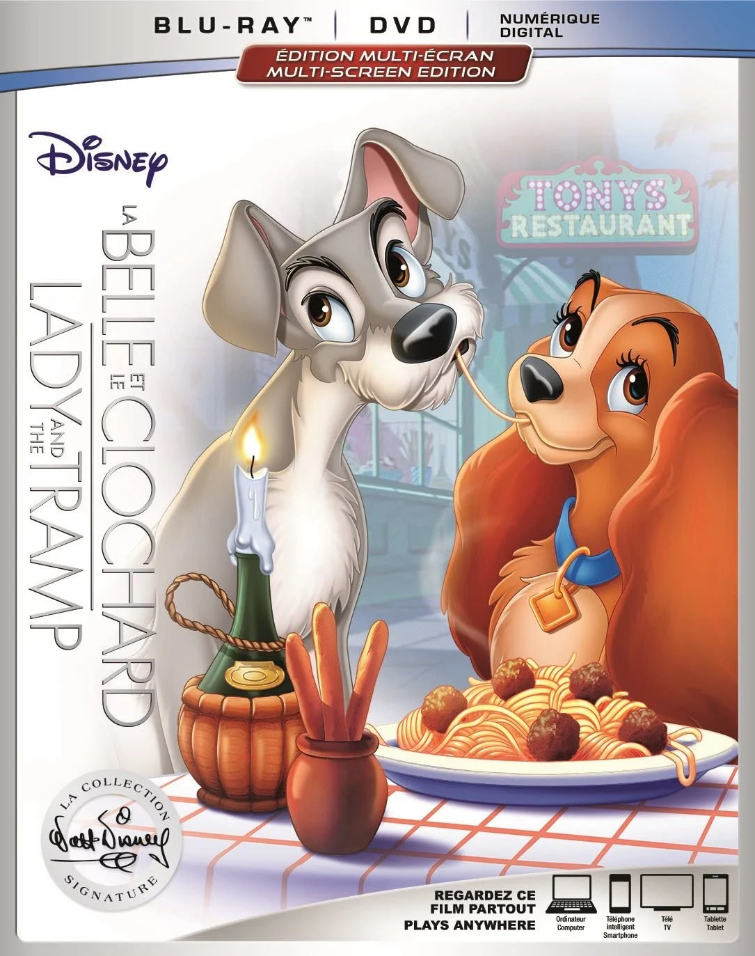 Lady and the Tramp – Disney 100 PKG (Blu-ray/DVD Combo) on MovieShack