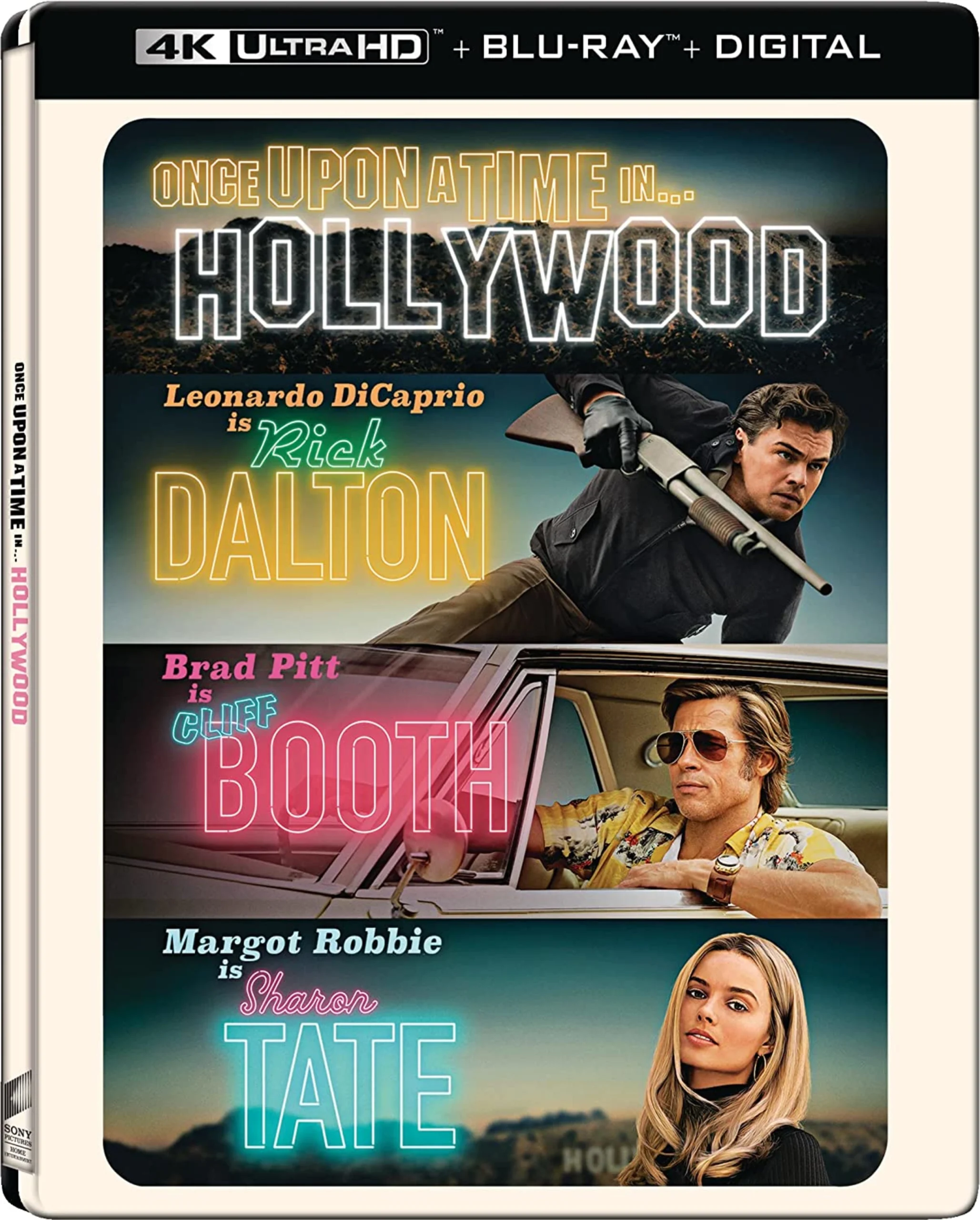 Once Upon A Time In Hollywood – Steelbook (4K-UHD) Limited Collector’s Edition – RARE on MovieShack