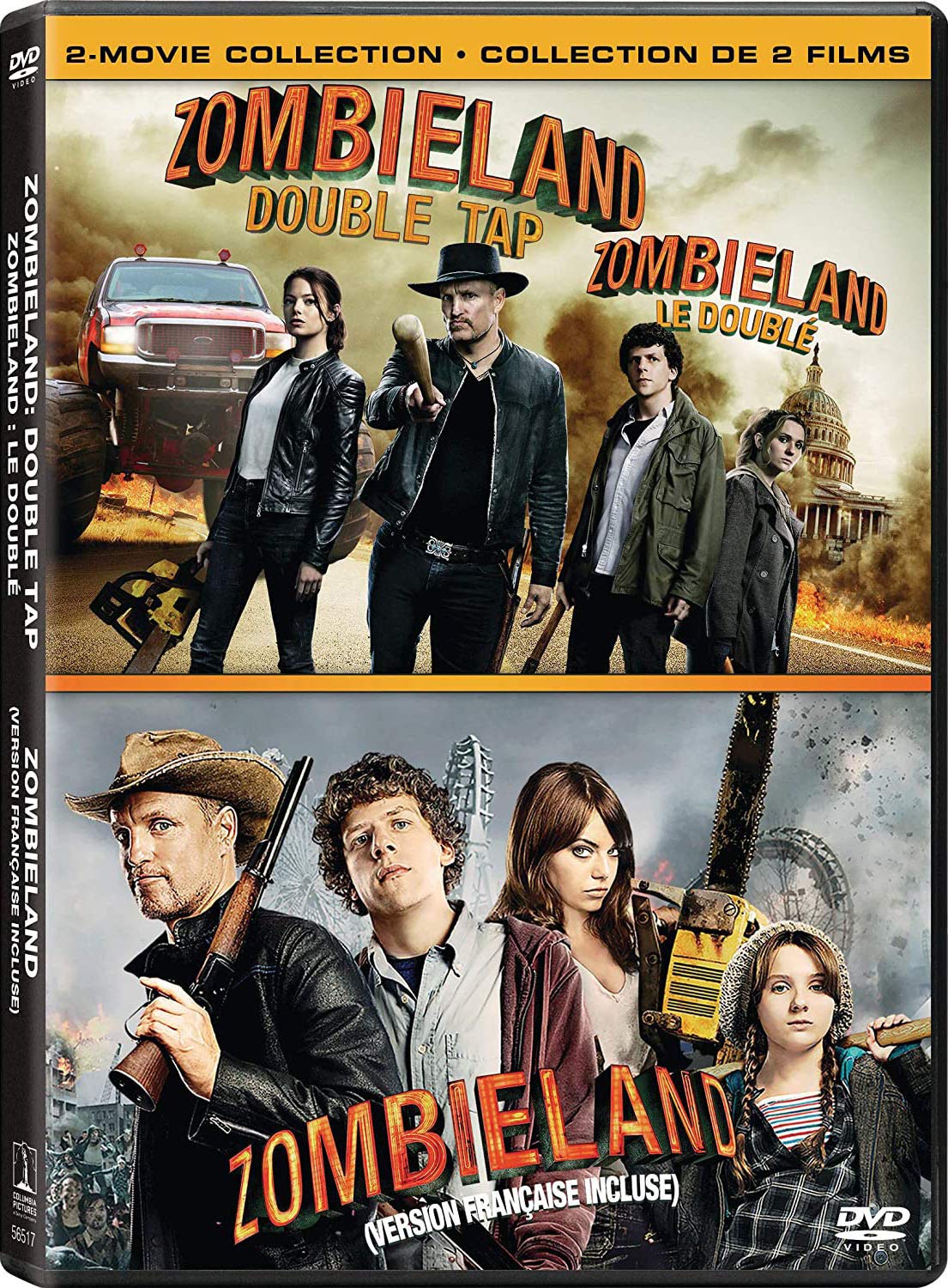 ZOMBIELAND (2009) / ZOMBIELAND 2: DOUBLE TAP – SET on MovieShack