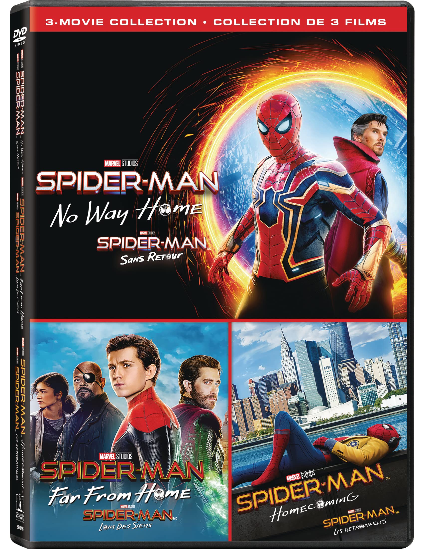 Spider-Man: Far from Home / Spider-Man: Homecoming / Spider-Man: No Way  Home - Multi-Feature [Blu-ray]