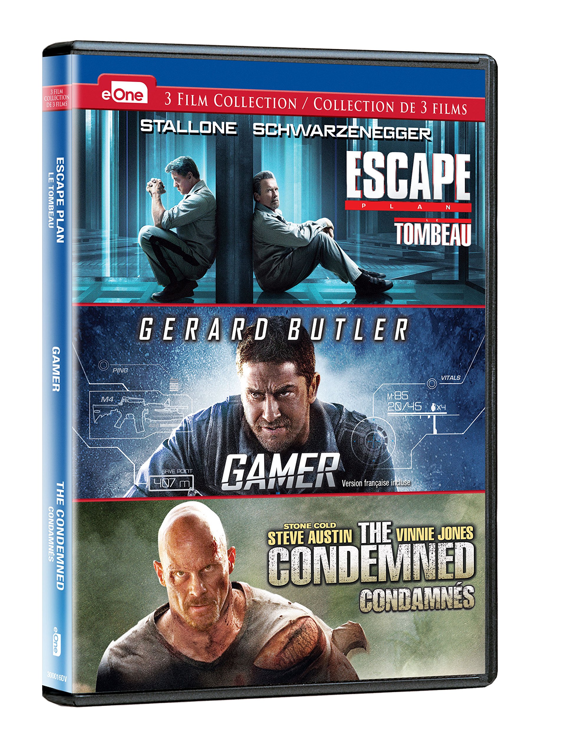 Escape Plan / / Gamer / / The Condemned DVD Triple Feature on MovieShack