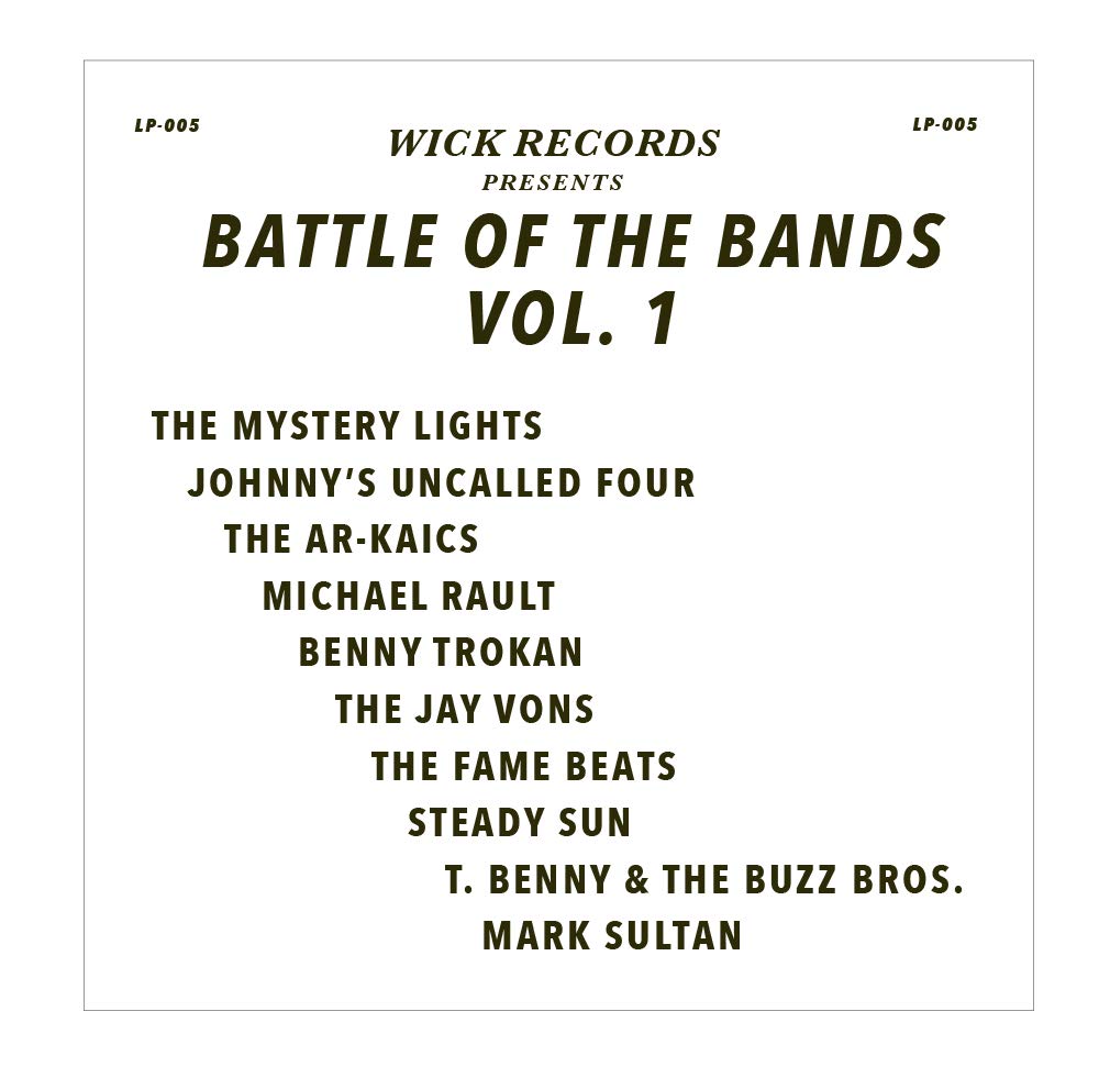 Wick Records Presents Battle Of The Bands Vol. 1 (Black Swirl Vinyl) (Rsd)
