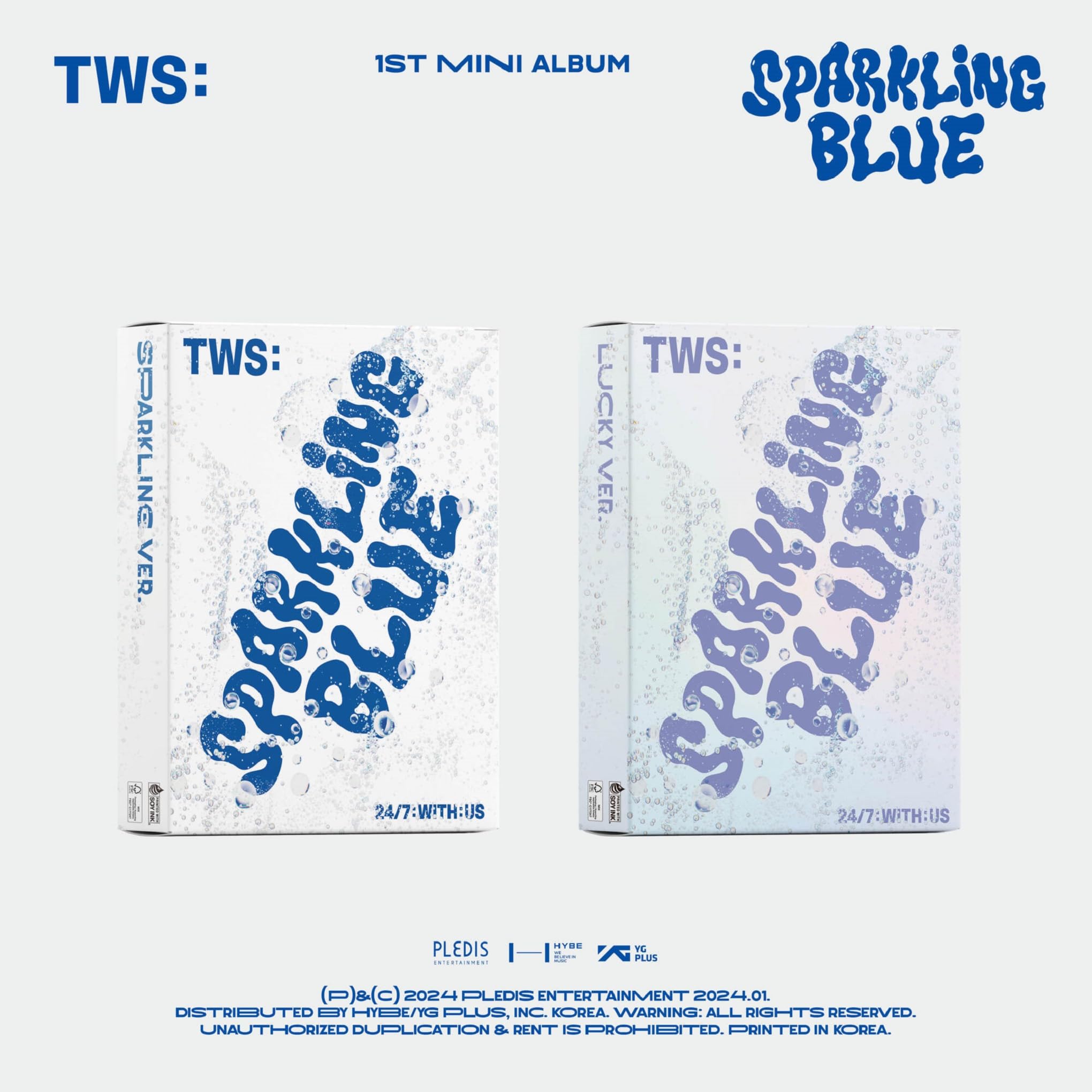 TWS 1st Mini Album ‘Sparkling Blue’ (Lucky Ver.)