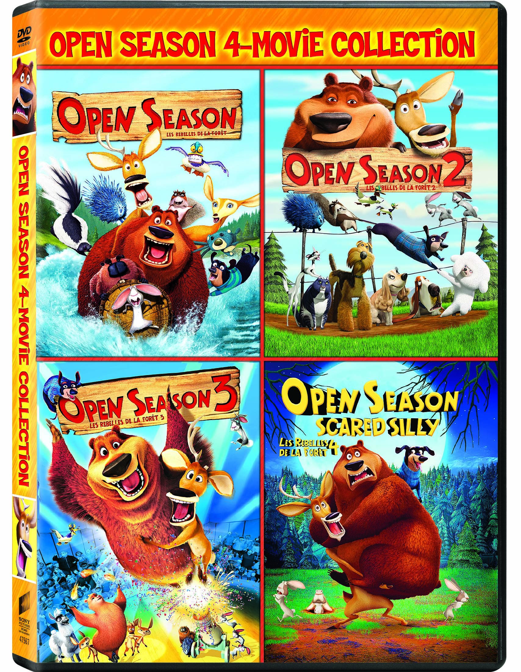 Open Season (2006) / Open Season 2 / Open Season 3 / Open Season: Scared Silly (Bilingual)